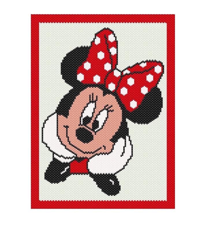 Minnie Mouse Bead Pattern