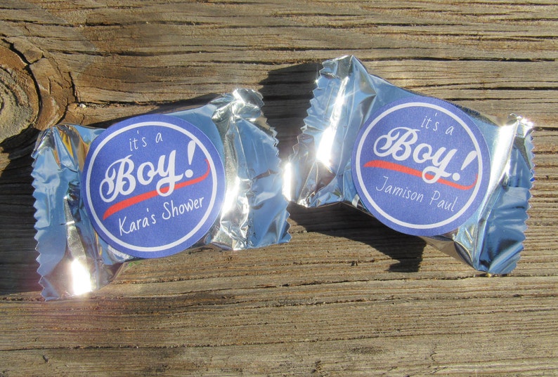It's a Boy Set of 72 York Peppermint Patty Inspired - Etsy