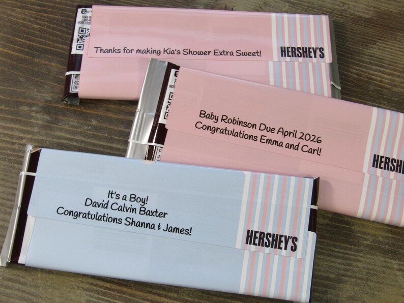 Chocolate Bar Baby DIY Shower Favors - Sleeping Newborn Infant Look ...