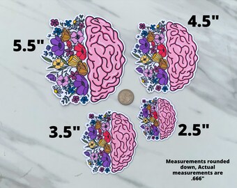 50 Adesivi A Forma Di Cervello - Divertenti, Colorati E Impermeabili, Per Decorare Laptop, Skateboard E Auto - Foto 9