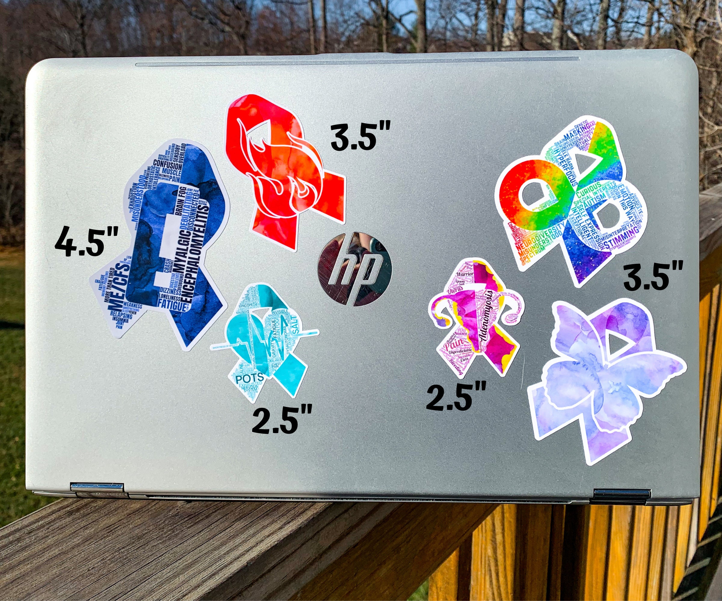 IBD Sticker, Inflammatory Bowel Disease Awareness Ribbon Word Cloud ...