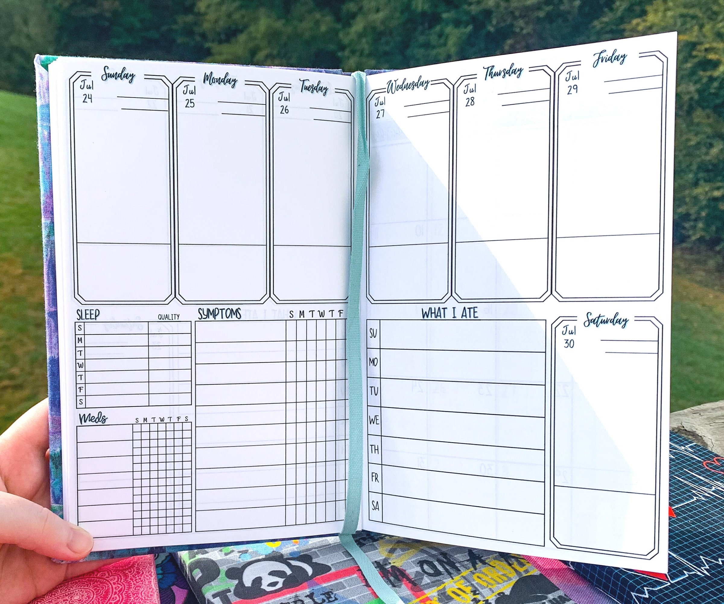 2026 Symptom Journal, Annual Chronic Illness Pain Diary Log for ...
