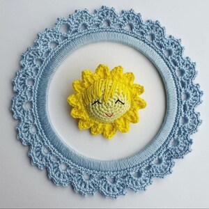 PDF, Crochet pattern, Sun, english