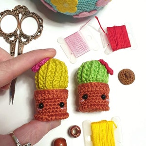 PDF, crochet pattern in German, cactus