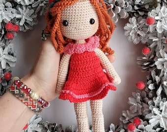 PDF crochet instructions in German, doll Hiko