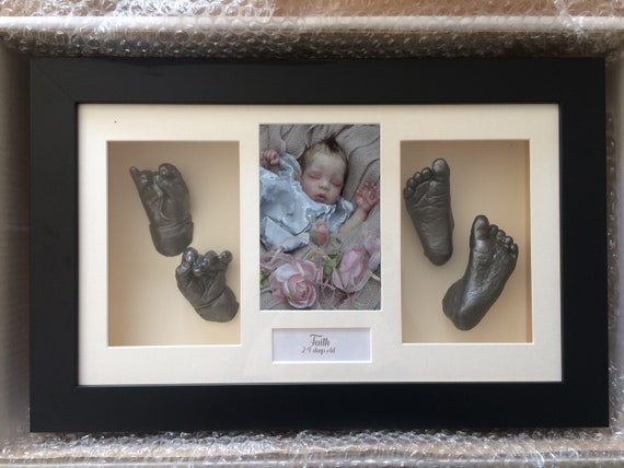 Framed 3d Newborn Baby Life Casts Hertfordshire Essex Uk Etsy
