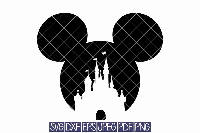 Disney castle SVG, mickey mouse SVG, mickey, disney svg, dxf, png, jpg, eps, svg cricut, svg silhouette, printable artwork, printable disney picture about Mickey Mouse Silhouette Printable named Disney castle SVG, mickey mouse SVG, mickey, disney svg, dxf, png, jpg, eps, svg cricut, svg silhouette, printable artwork, printable disney