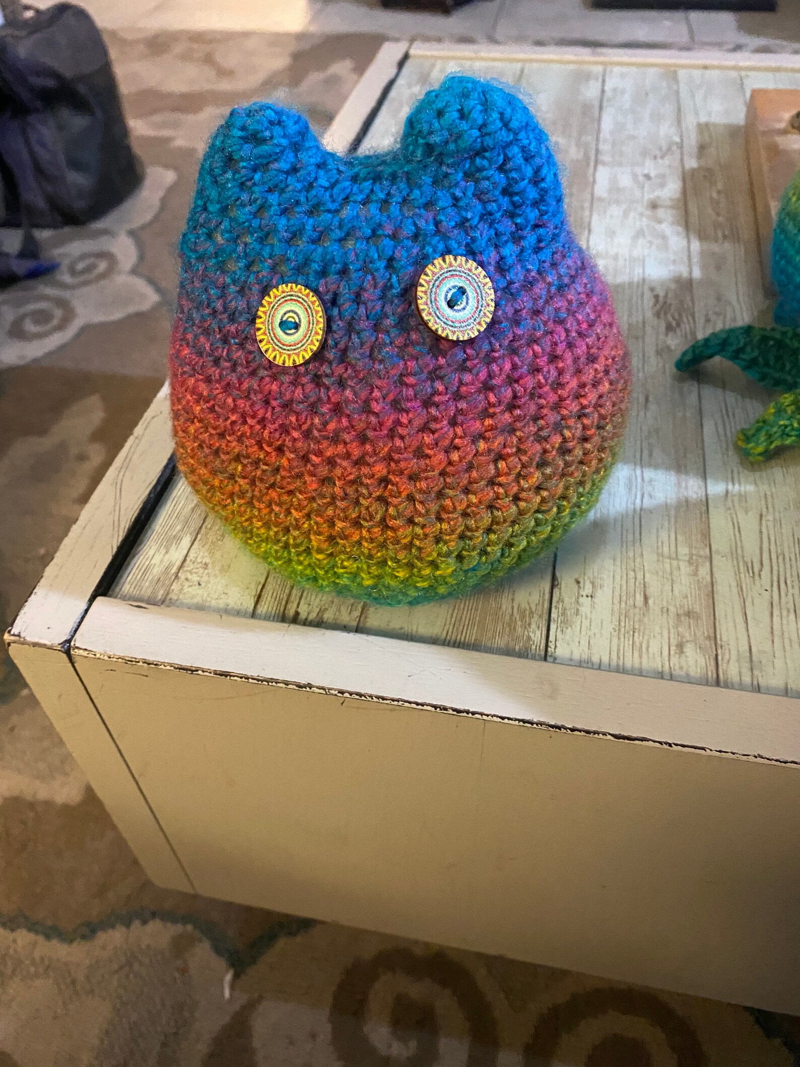 Squishamal cat squishy cat toy amigurumi crocheted medium | Etsy