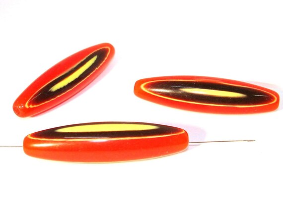 X 10mm Abalorios Acrílicos Tubo Negro O Blanco 50 un