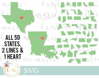 Long Distance Svg Etsy