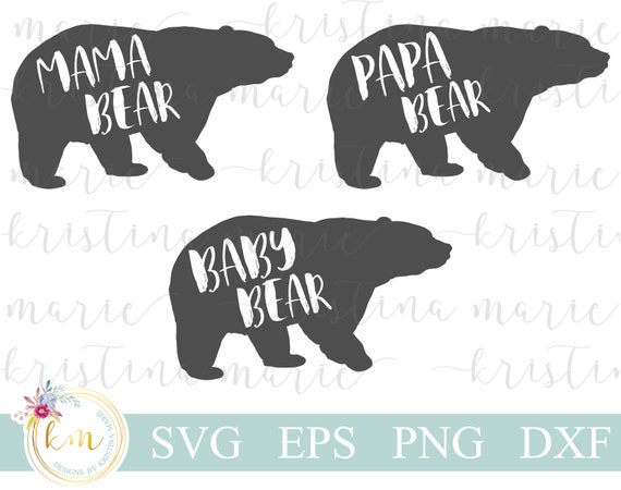 Download Bear Family Svg Bundle Mama Bear Baby Bear Svg Bundle Etsy