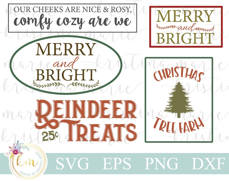 Download Christmas Svg Bundle Christmas Sign Bundle Svg Bundle Etsy PSD Mockup Templates