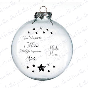 Transparancy ornament template Moon and stars
