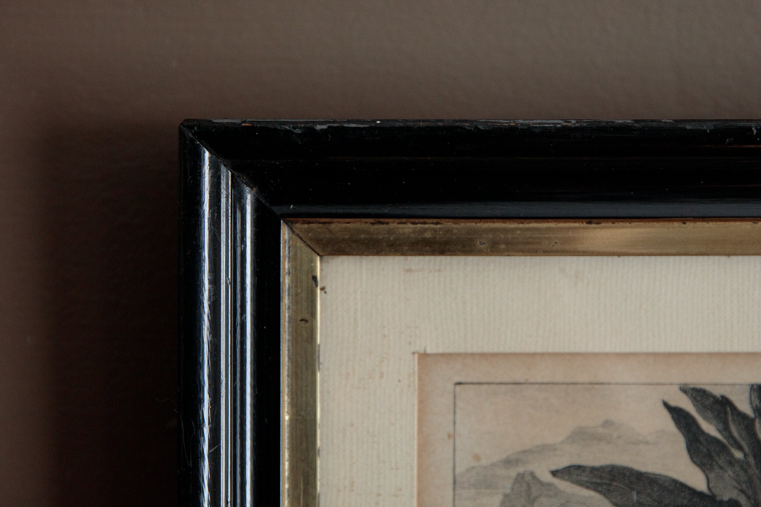 Antique Incan magic ritual framed lithographic print