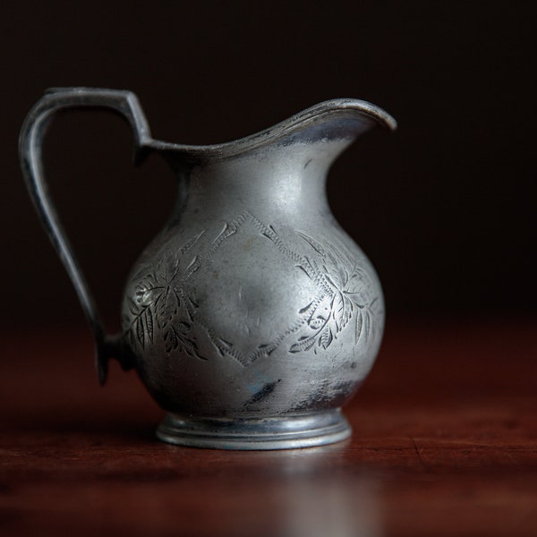 Antique Pewter Vase Etsy UK