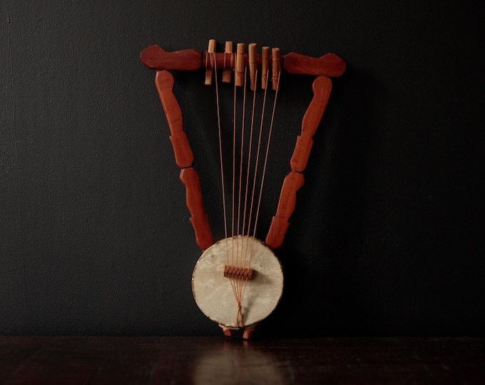 Krar Instruments Drawing Vintage Ethiopian Lyre, Traditional Krar, African Musical Instrumet - Etsy