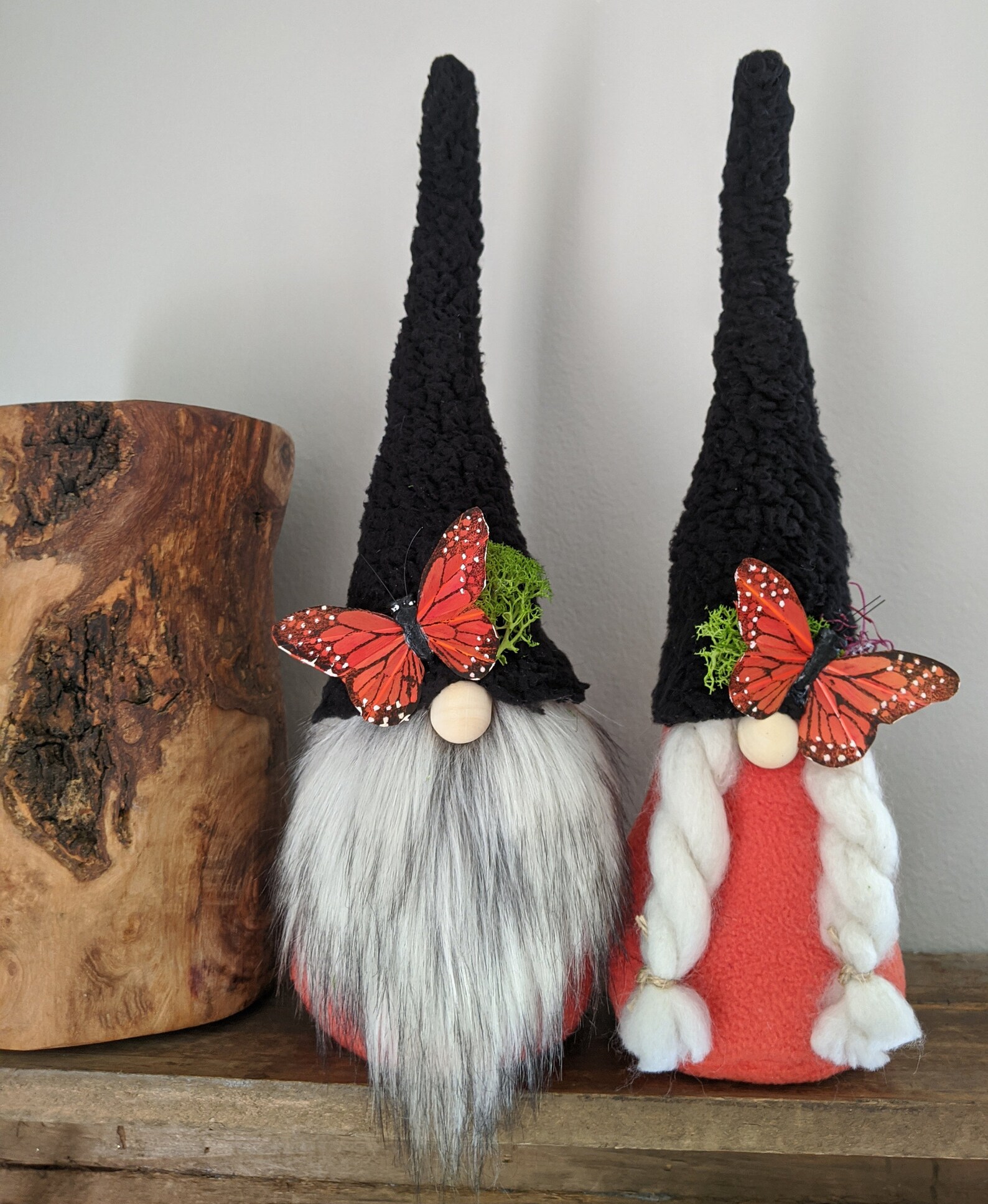 Monarch butterfly gnome butterfly gnome fall gnome summer  etsy