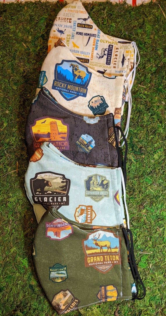 National Parks Face Mask cotton double layer comfortable