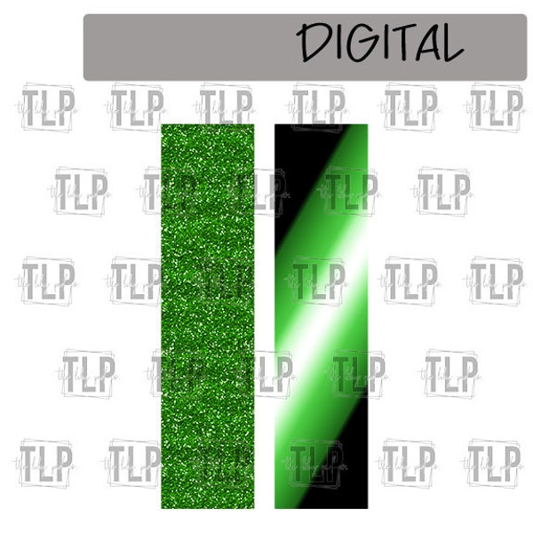 Bright Green Blk  Ombre -Cheer Bow Sublimation PNG download Sublimation Strips