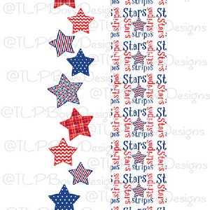 Stars Stripes Star Patch Cheer Bow Sublimation herunterladen Sublimation Strips