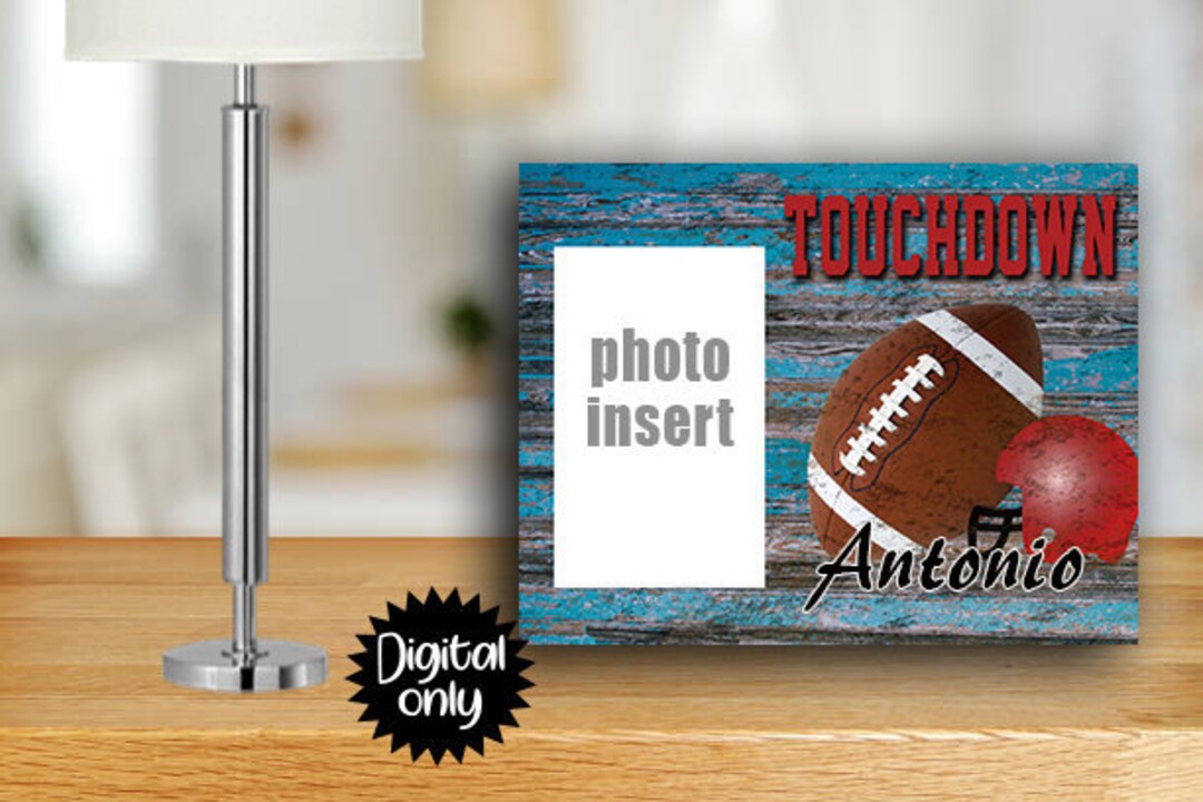 Football For Frame Insert Football With Helmet Distressed Photo Insert Frame Download- Name Not ...