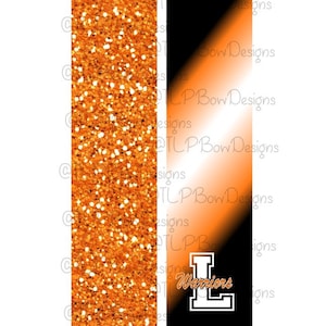 Warriors  Spirit Cheer Bow Sublimation download Sublimation Strips
