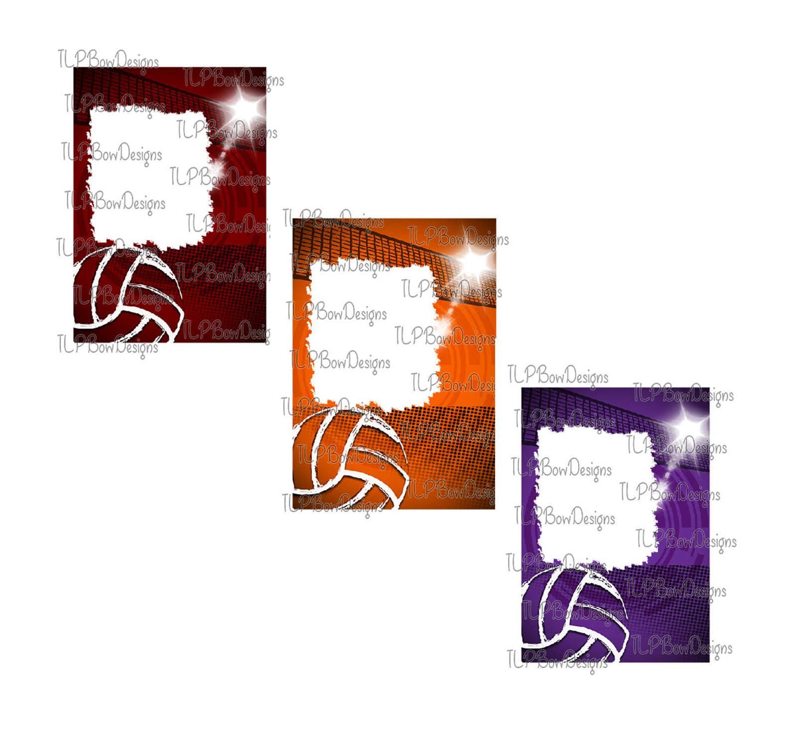 Volleyball Spirit Garden Flag BUNDLE 9 FILES Add your Etsy