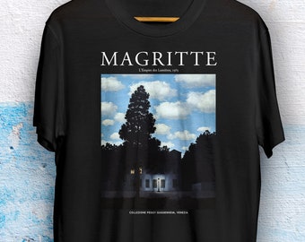 René Magritte - Empire des lumieres - The Empire of Light - Unisex Tee, Art T-shirt, Art lover,Painting, Gift, male, female