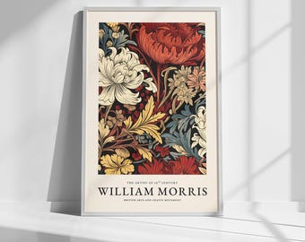 William Morris Botanic Poster No. 1 - fine art giclée print - wall decor