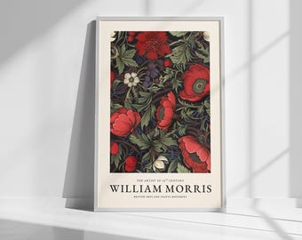 William Morris Botanic Poster No. 3 - fine art giclée print - wall decor