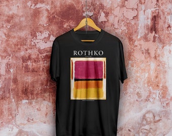 T shirts Mark Rothko - Untitled - Unisex Heavy Cotton Tee, T-shirt, black - t shirt artwork
