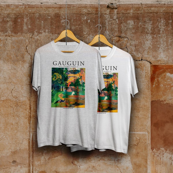 T-shirt Gauguin, Mort de Matamoe, Art de la mode, T-shirt unisexe, Oeuvre de Gauguin