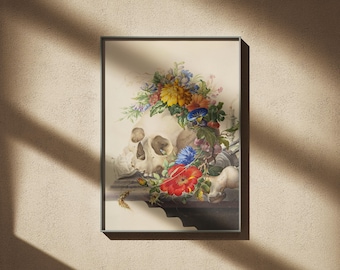 Vanitas Still Life - Herman Henstenburgh - Fine Art poster