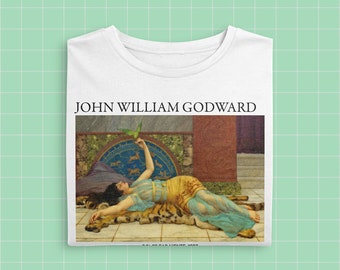 Art T-Shirt John W. Godward, Dolce far niente, indie pastel aesthetic, art hoes, unisex