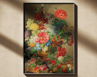 Joseph Nigg - Blumenstück, 1835 - Fine Art poster