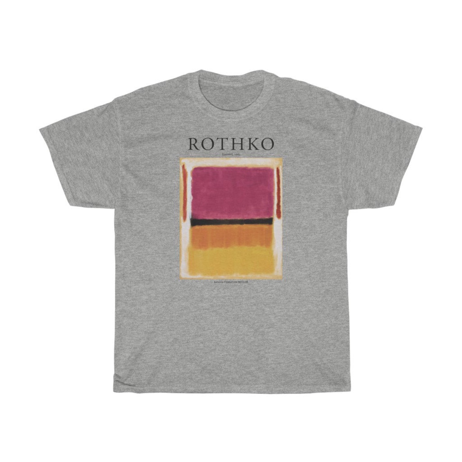 Mark Rothko Untitled Unisex Tee Art Tshirt Art Etsy