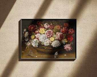 Osias Beert - The Elder Still life of roses - Fine Art Pster