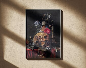 Allegory of Vanity - Nicolaes Van Verendael- Fine Art poster