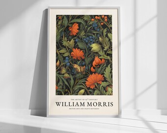 William Morris Botanic Poster No. 4 - fine art giclée print - wall decor