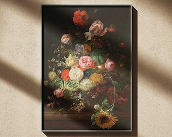 Rachel Ruysch - Flower still life, 1710 - Fine Art poster
