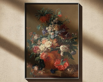 Jan Van Huysum - Vase of Flowers, 1722 - Fine Art poster