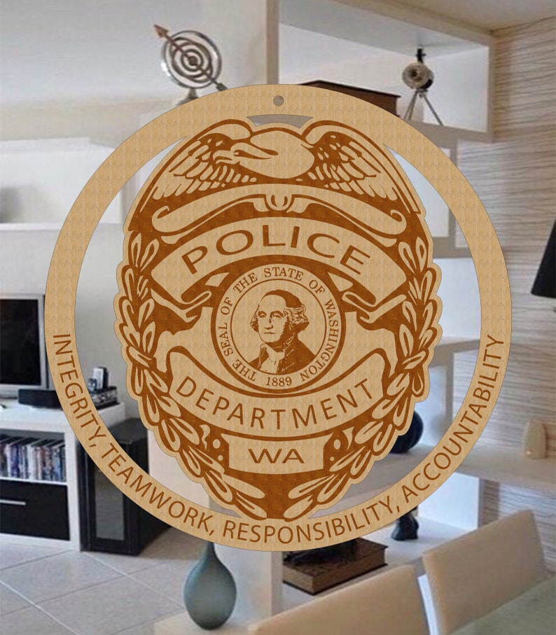 Police Officer Wall Decor Police Gift Police Department Etsy