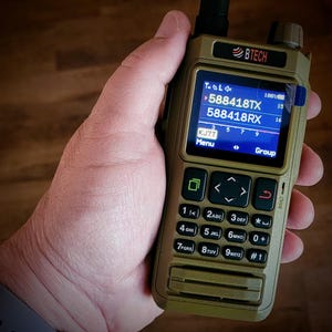 Custom Call Sign Sticker | BTech UV-Pro Radio, Laser Engraved