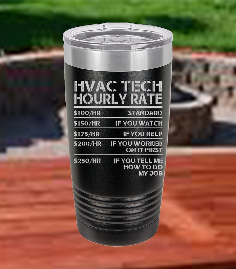 HVAC Technician Pay Schedule Hourly Rate HVAC Occupation 20 Etsy