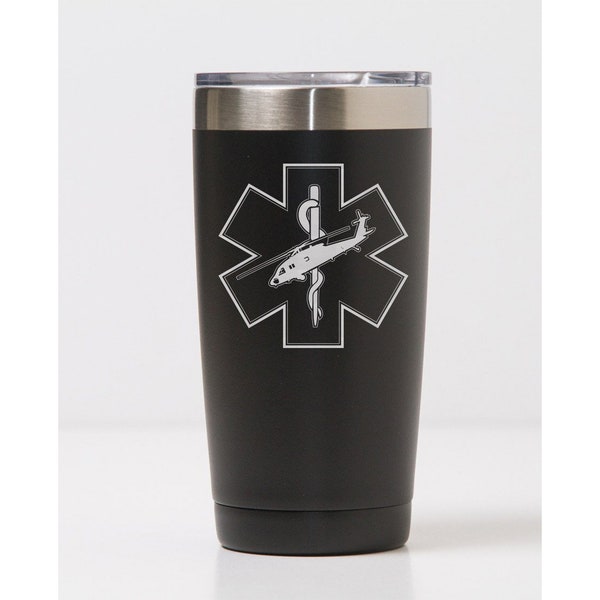 Flight Medic Tumbler, Helicopter Medic Coffee Cup