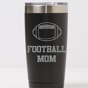 Football Mom Gift, Highschool Football Mom Gift, College Football Mom Gift, 20 Oz Coffee Tumbler