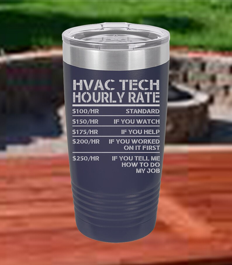 HVAC Technician Pay Schedule Hourly Rate HVAC Occupation 20 Etsy