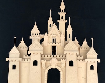 Disneyland Dornröschens Schloss. Disney. MDF. Zum Selbermachen