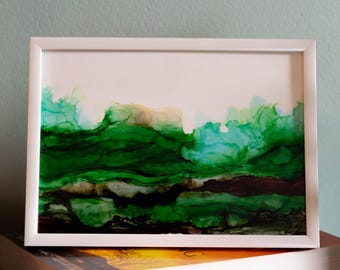 Whole: Original Alcohol Ink Painting