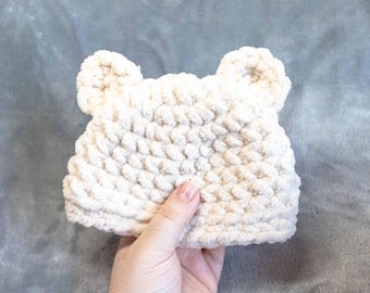 Polar Bear: Ultra Soft Handmade Baby Hat